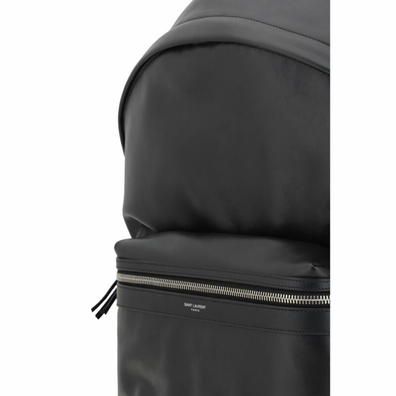 Saint Laurent Leather Backpack - Image 3