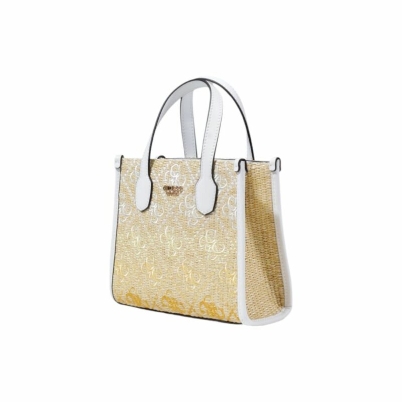 Guess White Polypropylene Handbag - Image 4