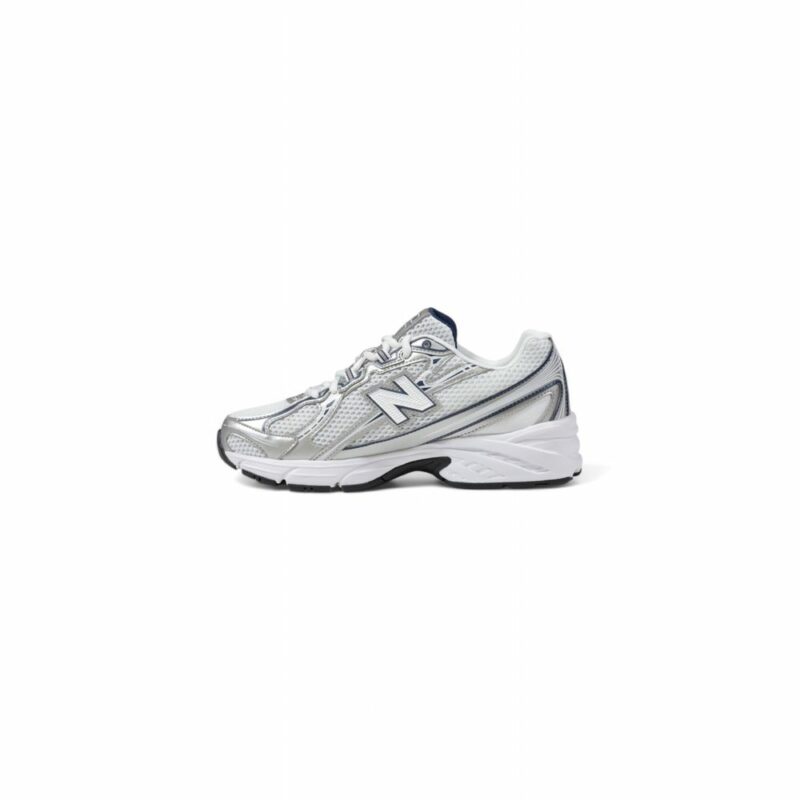 New Balance Blue Artificial Leather Sneaker - Image 3
