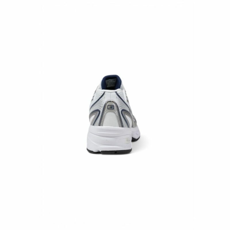 New Balance Blue Artificial Leather Sneaker - Image 4