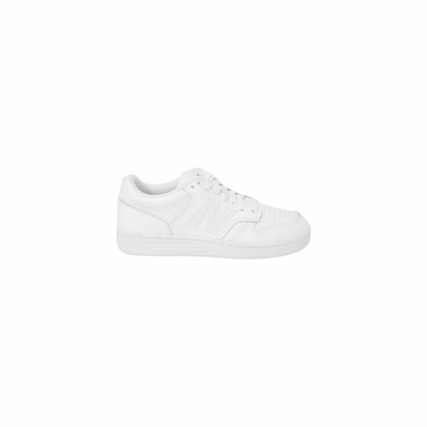 New Balance White Leather Sneaker