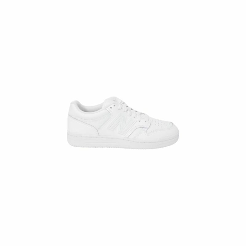 New Balance White Leather Sneaker