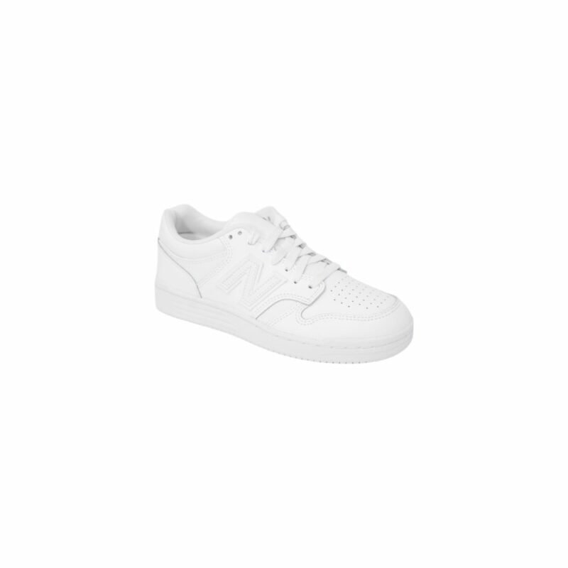 New Balance White Leather Sneaker - Image 3