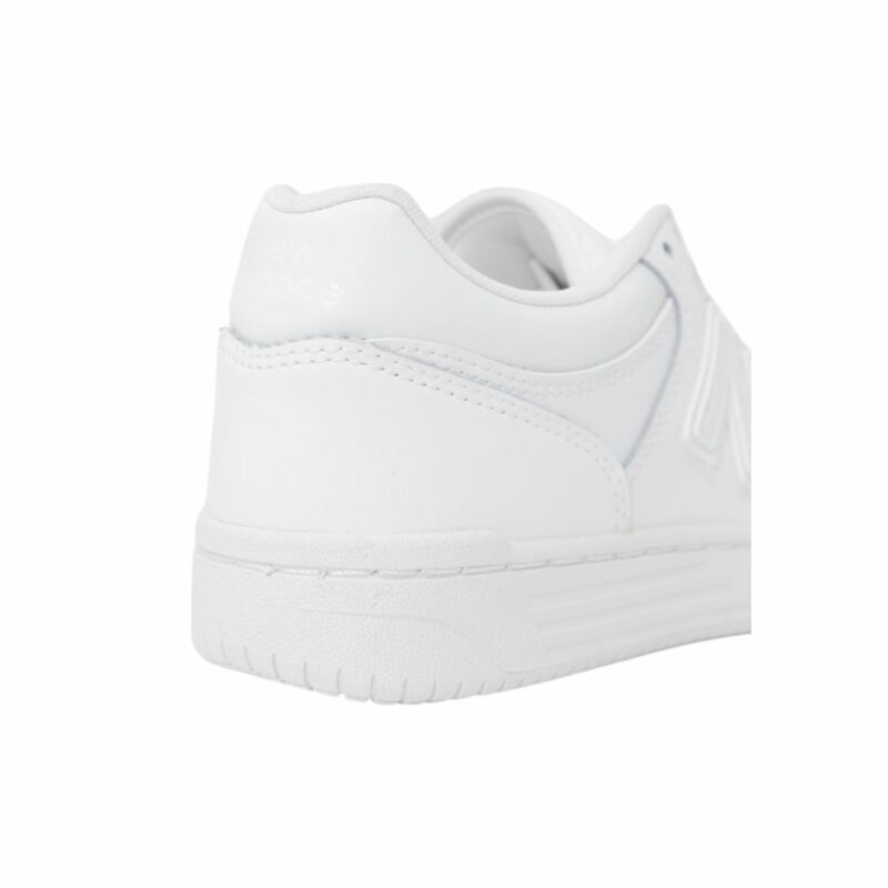 New Balance White Leather Sneaker - Image 4