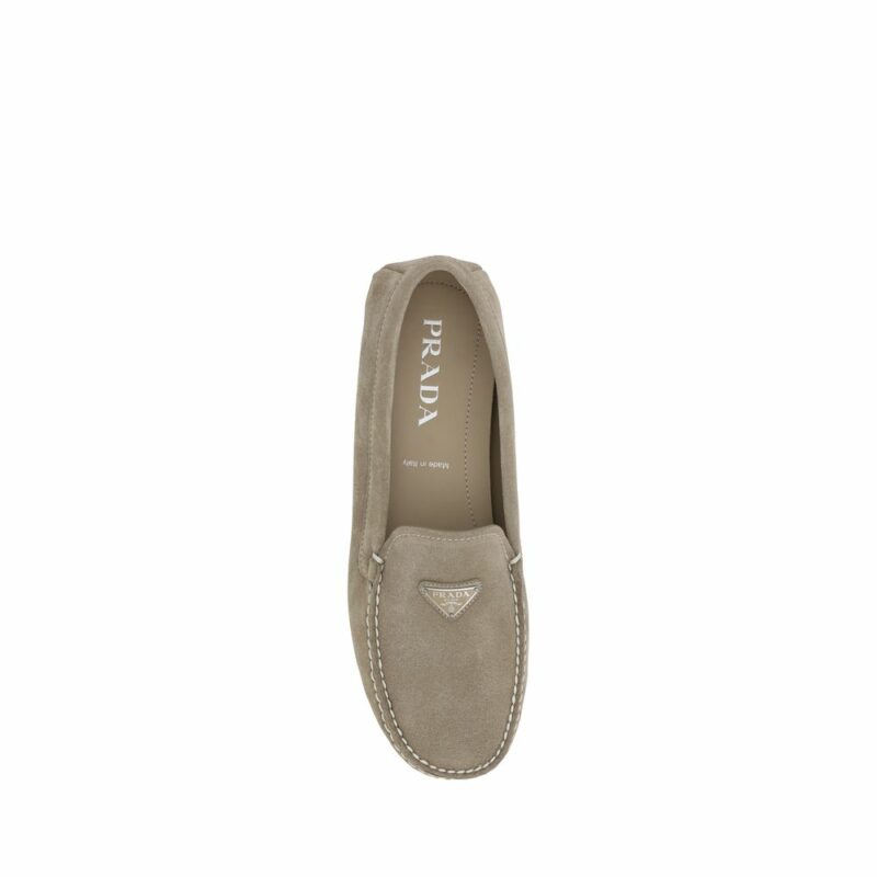 Prada Suede Loafers - Image 4