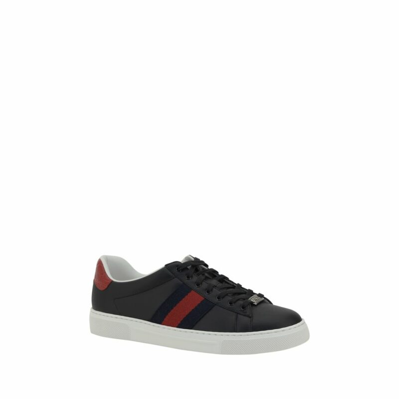 Gucci Leather Sneakers - Image 2