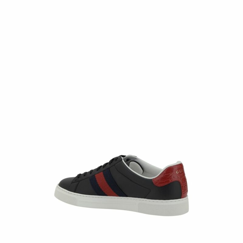 Gucci Leather Sneakers - Image 3