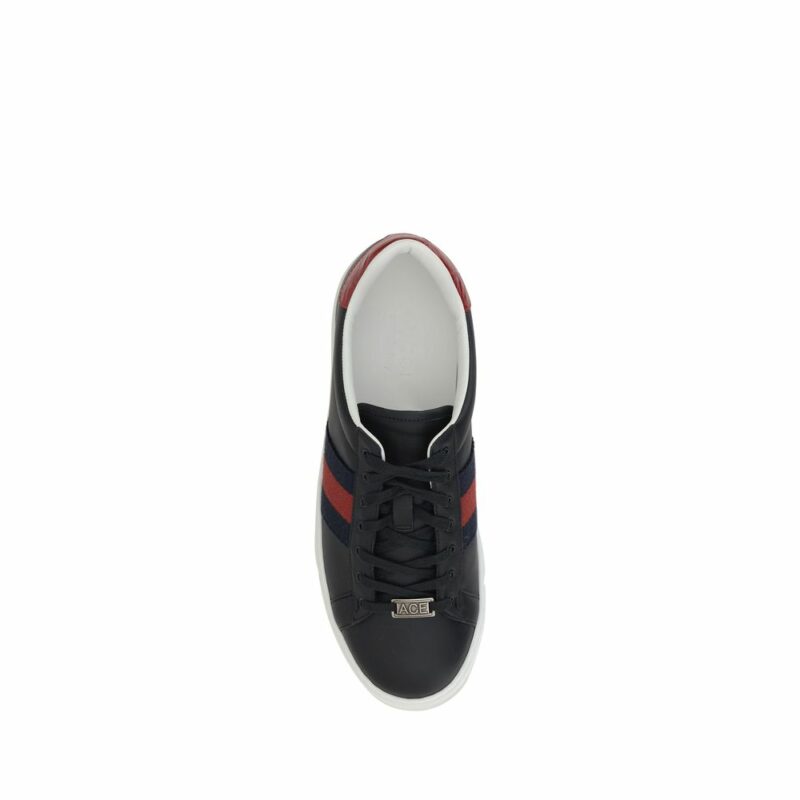 Gucci Leather Sneakers - Image 4
