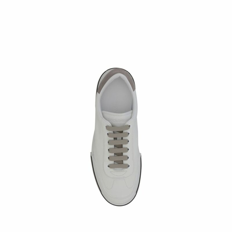 Dolce & Gabbana Leather Sneakers - Image 4