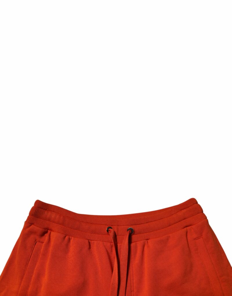 Dolce & Gabbana Red Cotton Blend Mid Waist Men Bermuda Shorts - Image 5