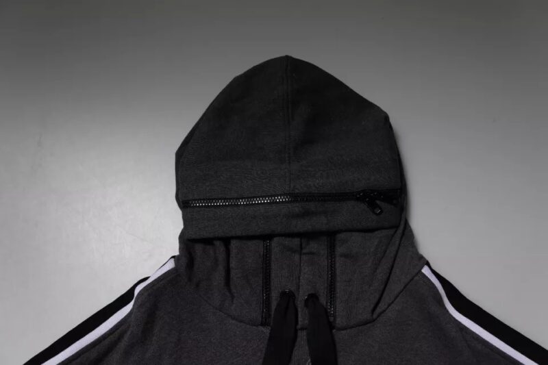 Dolce & Gabbana Melange Gray Cotton Hooded Sweatshirt Sweater - Image 5