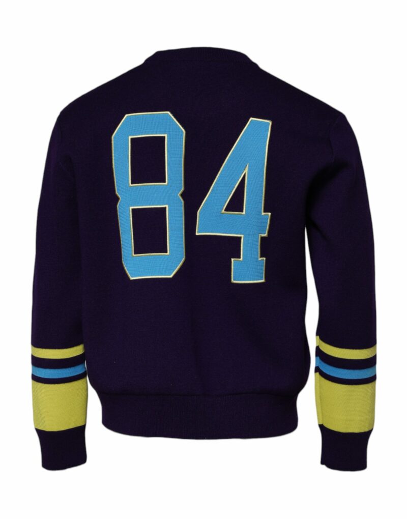 Dolce & Gabbana Blue 1984 Milano CrewNeck Sweatshirt Sweater - Image 4