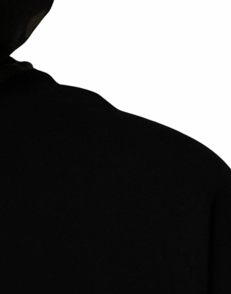 Dolce & Gabbana Black Camouflage Hooded Sweatshirt Sweater - Image 3