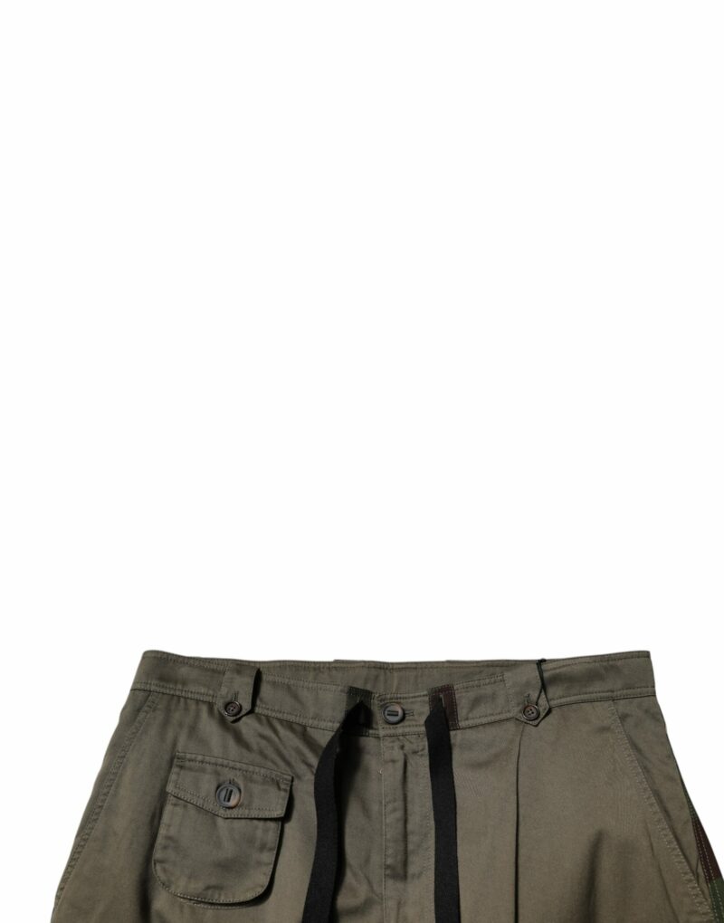 Dolce & Gabbana Multicolor Patchwork Camouflage Cargo Pants - Image 5