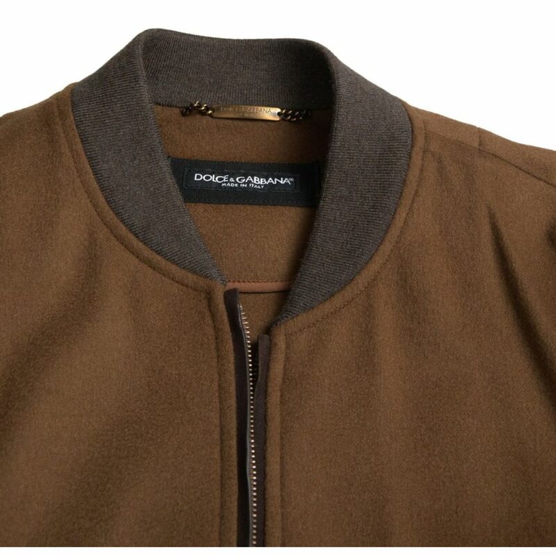 Dolce & Gabbana Brown Cashmere Jacket - Image 3