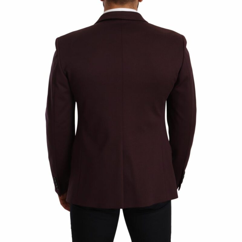 Dolce & Gabbana Purple Cotton Blazer - Image 2