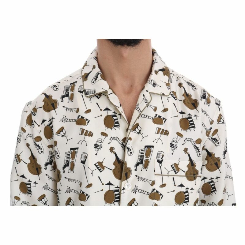 Dolce & Gabbana Multicolor Silk Shirt - Image 3