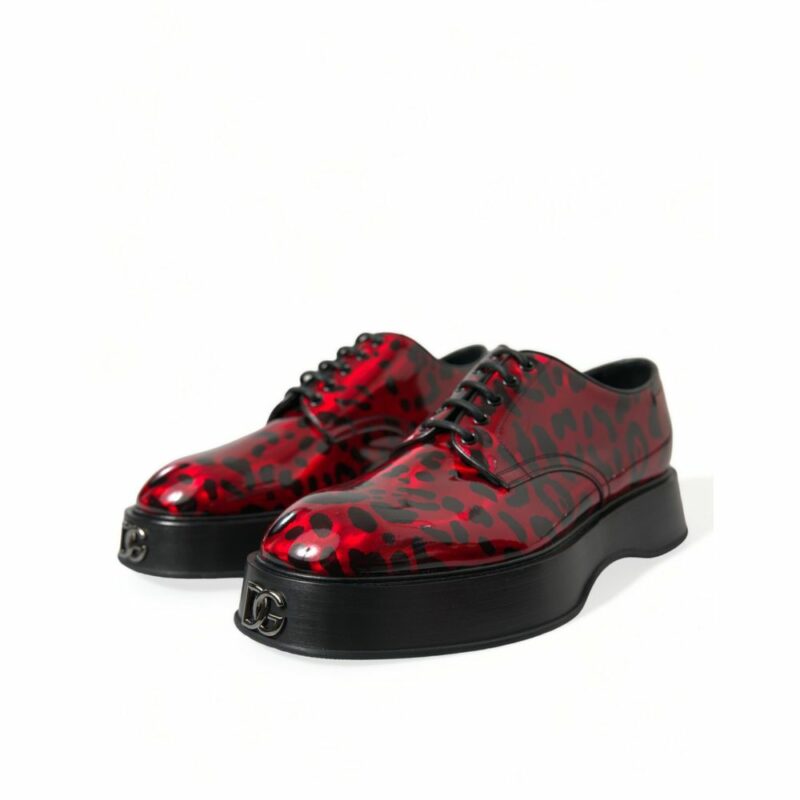 Dolce & Gabbana Red Calfskin Formal - Image 3