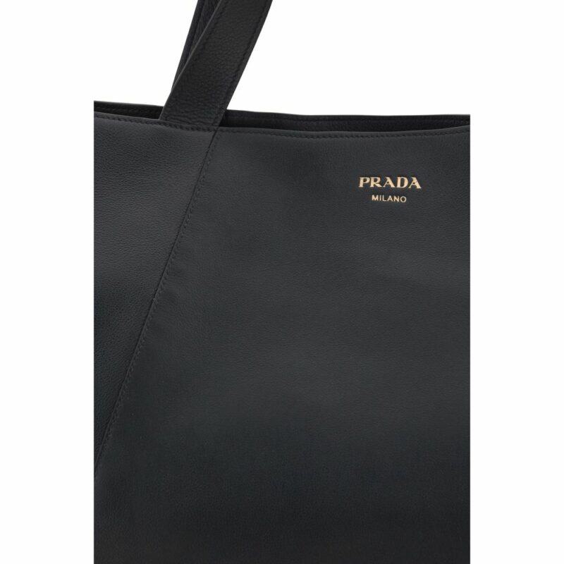 Prada Leather Tote Bag - Image 4