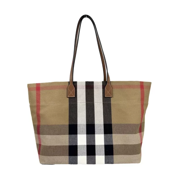 Burberry Medium London Check Tote Bag Purse Checkered
