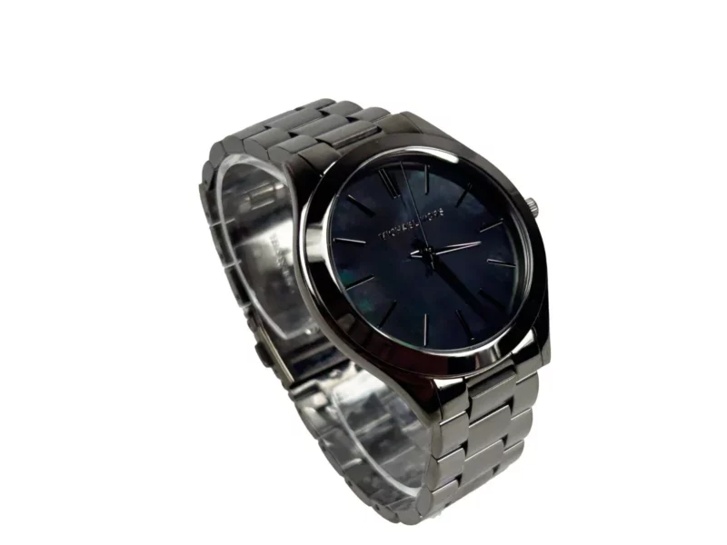 Michael Kors Slim Runway Gun Metal Stainless Steel Watch MK3413 - Image 2