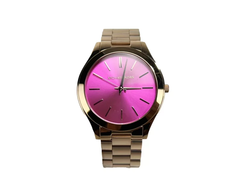 Michael Kors Slim Runway Rose Gold Stainless Steel Watch MK3436