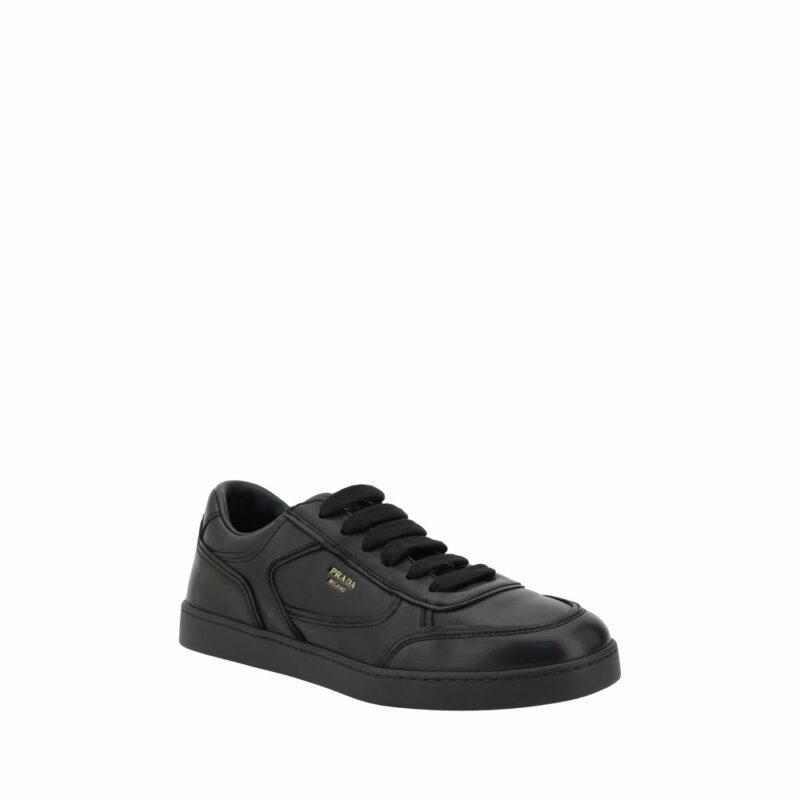 Prada Leather Sneakers - Image 2