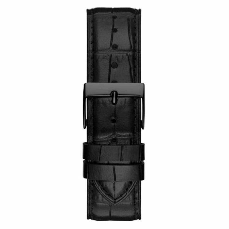 Guess Black Leather Watch - Image 3