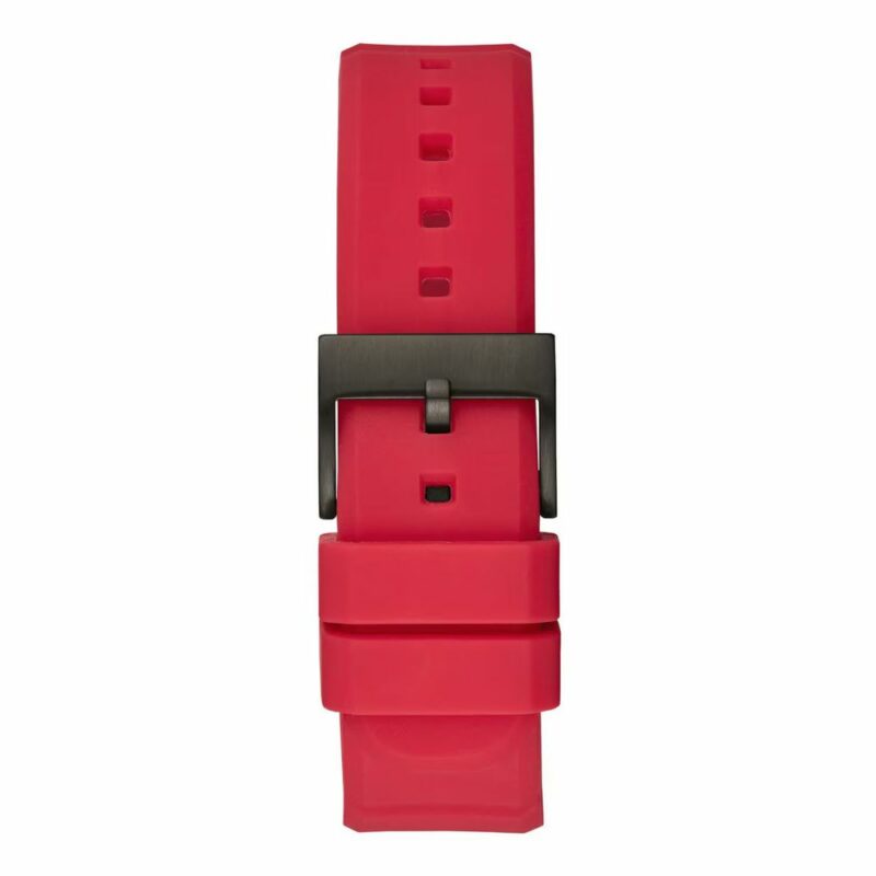 Guess Red Silicone Watch - Image 3