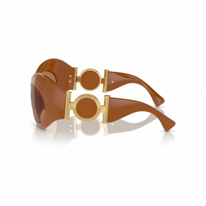 Versace Brown Acetate Sunglasses - Image 3