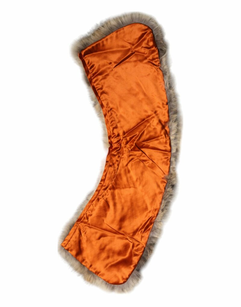 Dolce & Gabbana Brown Fur Shoulder Collar Neck Wrap Scarf - Image 3