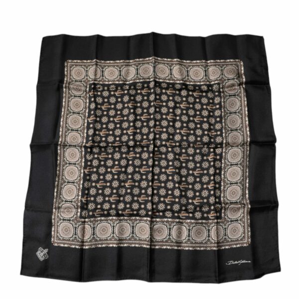 Dolce & Gabbana Multicolor Cactus Square Handkerchief Scarf