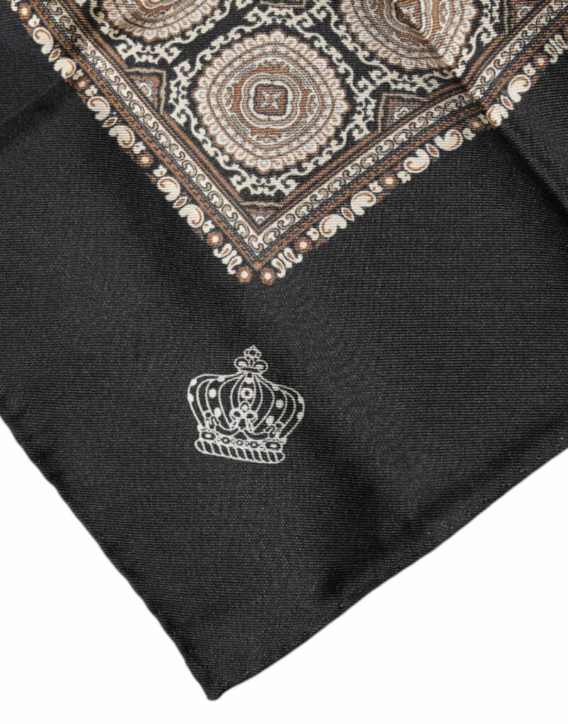 Dolce & Gabbana Multicolor Cactus Square Handkerchief Scarf - Image 4