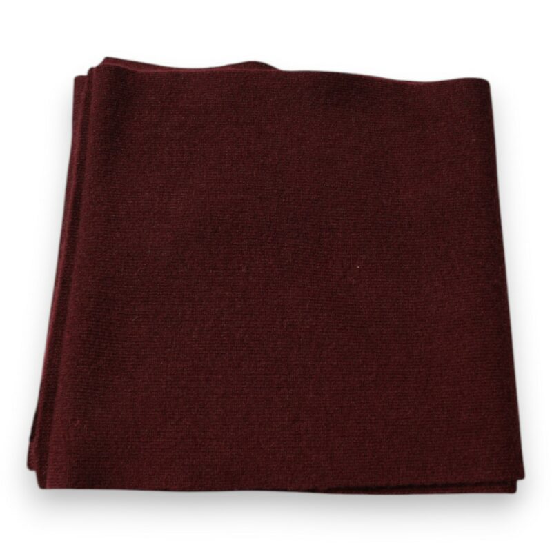 Dolce & Gabbana Maroon Cashmere Skinny Neck Wrap Scarf - Image 3