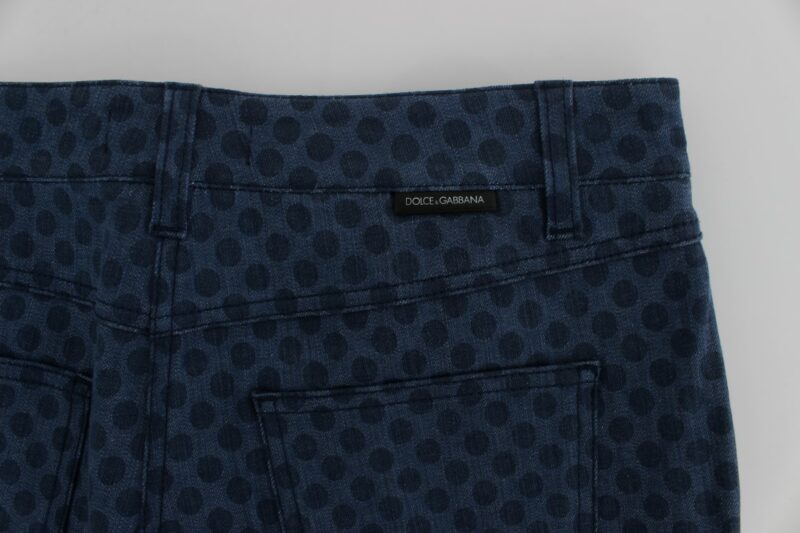 Dolce & Gabbana Polka Dotted Capri Stretch Jeans - Image 6