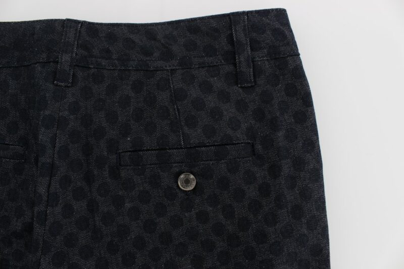Dolce & Gabbana Chic Polka Dotted Capris Jeans - Image 8
