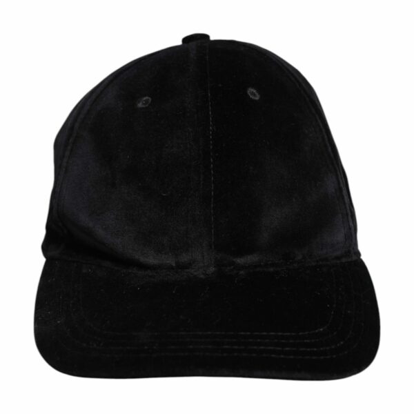 Dolce & Gabbana Black Cotton 6 Panels Baseball Cap