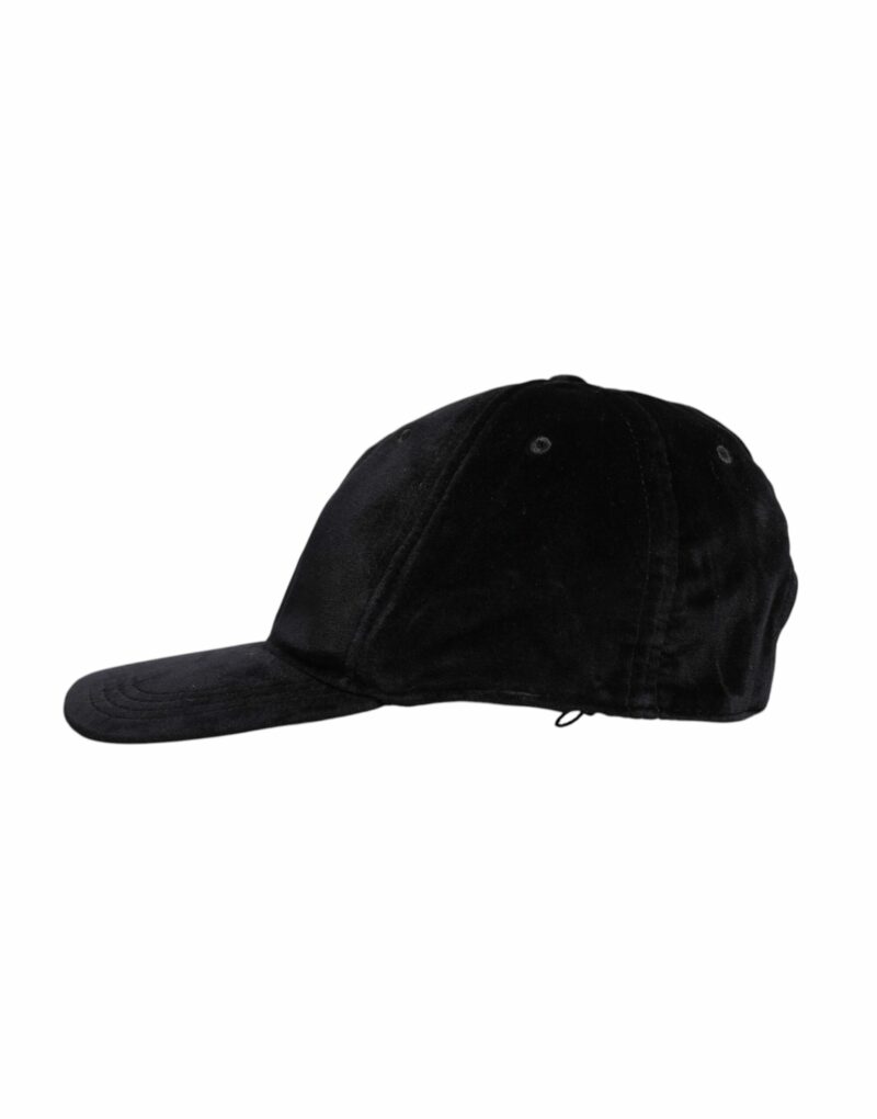 Dolce & Gabbana Black Cotton 6 Panels Baseball Cap - Image 4
