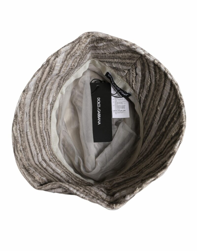 Dolce & Gabbana Multicolor Stripes Cotton Bucket Cap - Image 5
