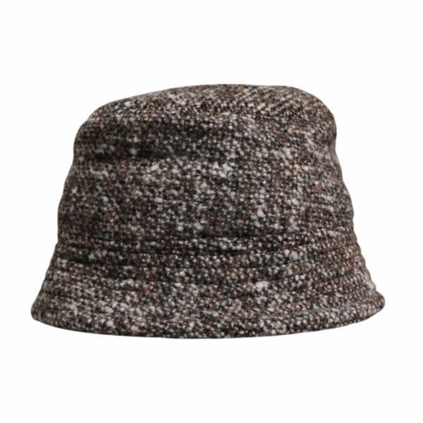 Dolce & Gabbana Brown Alpaca Wool Woven Bucket Hat