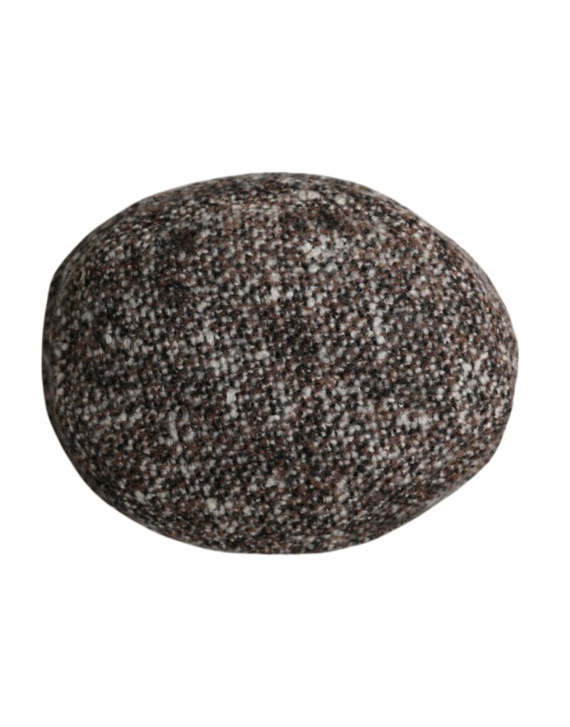 Dolce & Gabbana Brown Alpaca Wool Woven Bucket Hat - Image 4