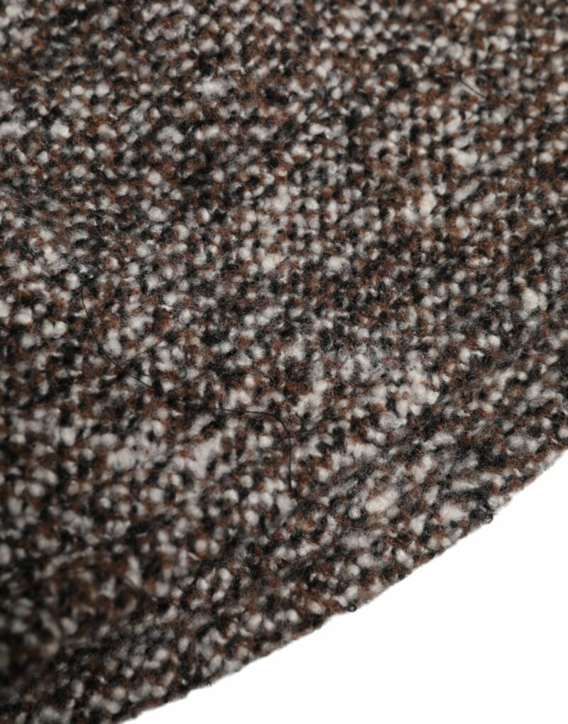 Dolce & Gabbana Brown Alpaca Wool Woven Bucket Hat - Image 6