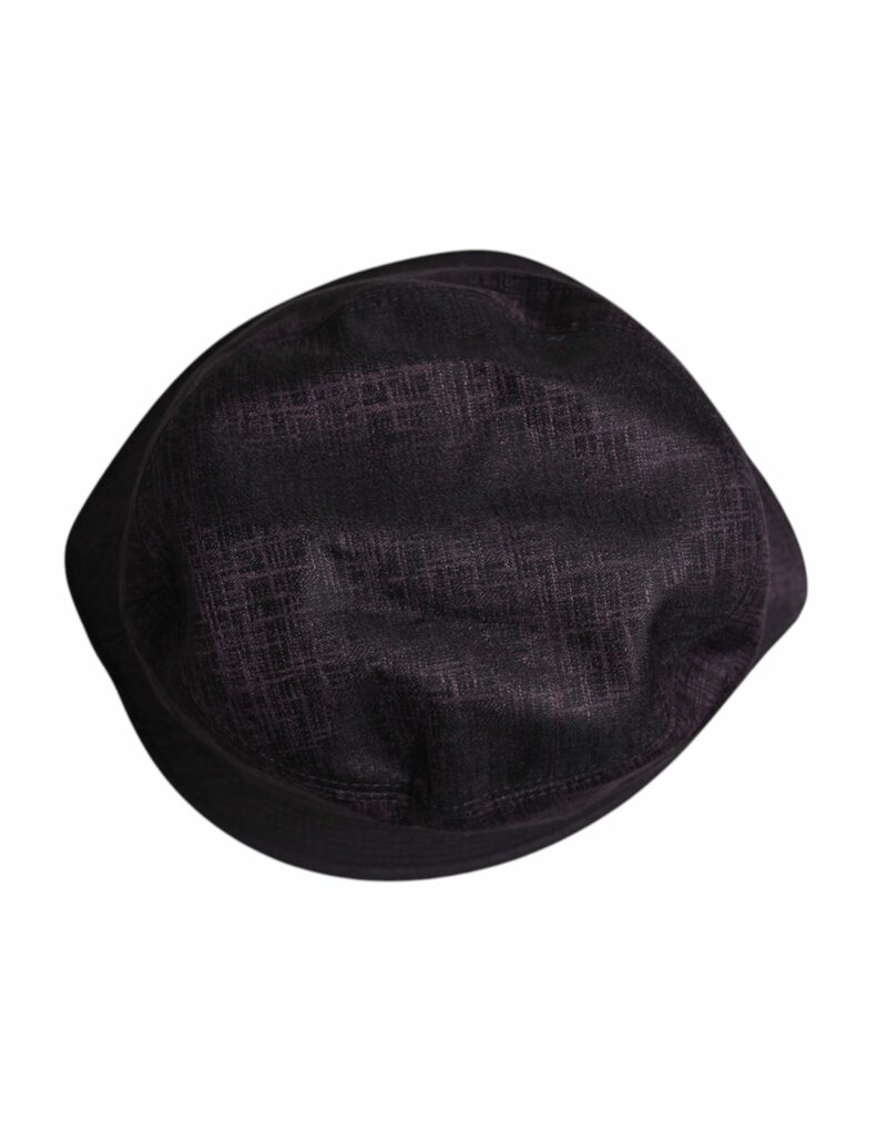 Dolce & Gabbana Black Wide Brim Nylon Bucket Hat - Image 4