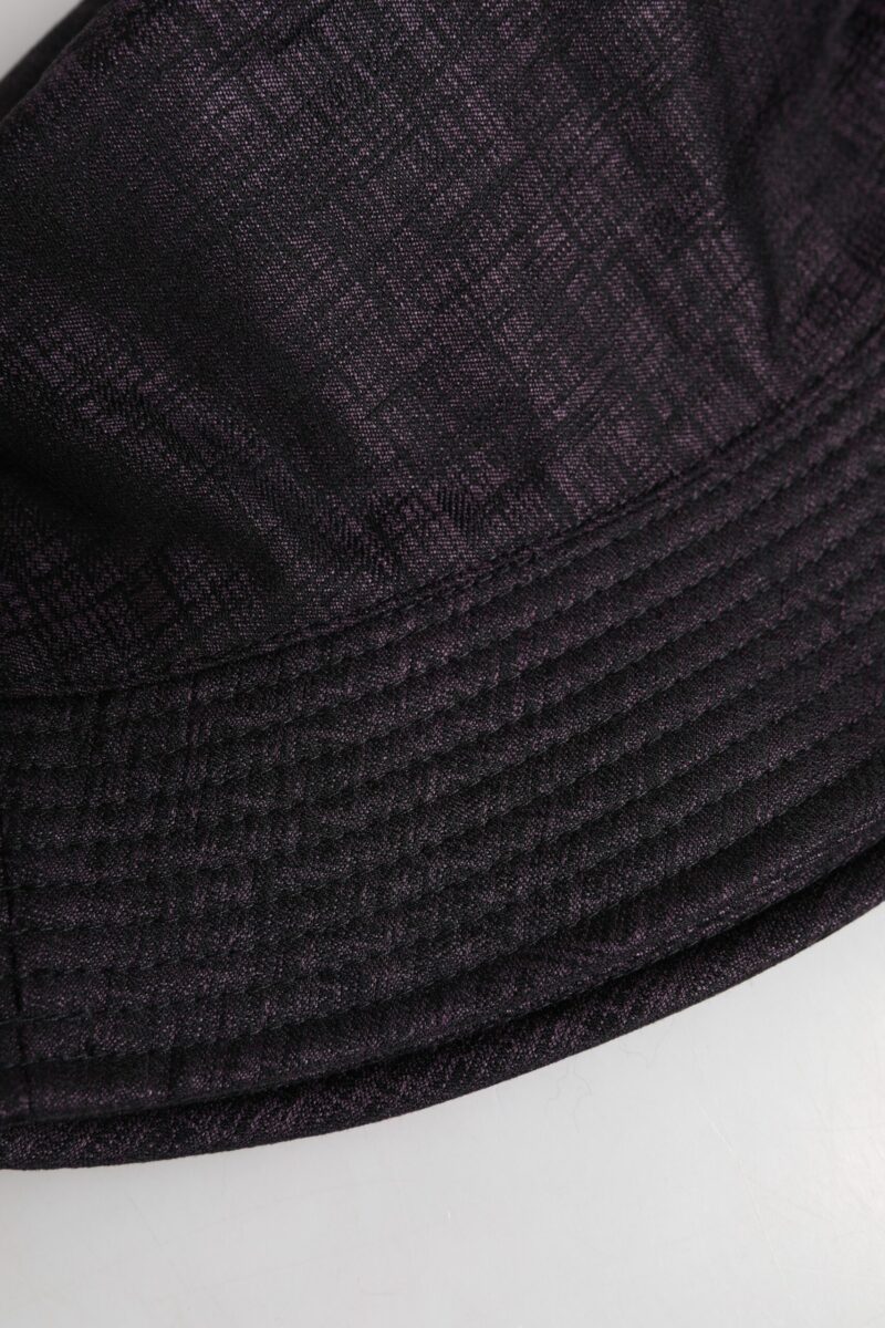 Dolce & Gabbana Black Wide Brim Nylon Bucket Hat - Image 6