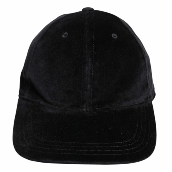 Dolce & Gabbana Black Cotton 6 Panels Baseball Cap
