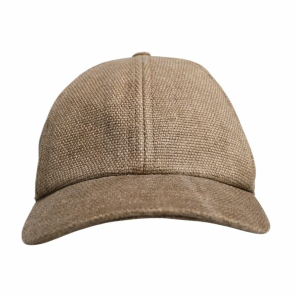Dolce & Gabbana Brown Linen 6 Panels Baseball Cap