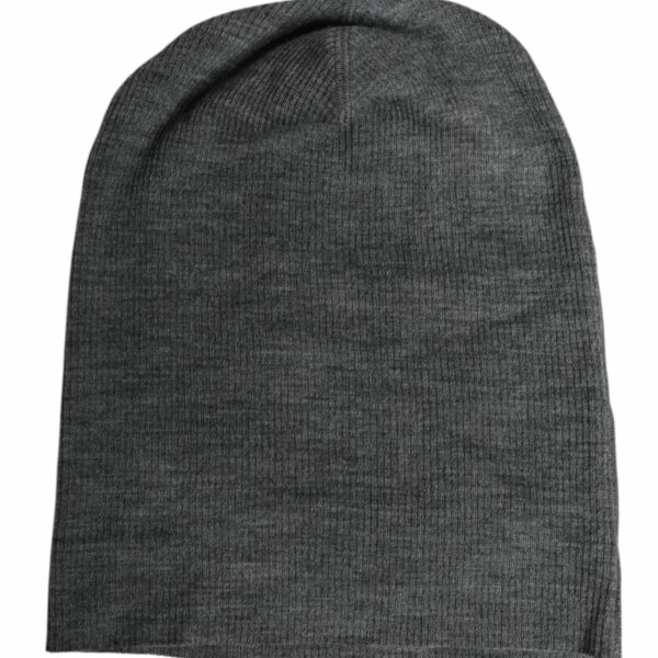 Dolce & Gabbana Gray Wool Blend Knitted Beanie Cap