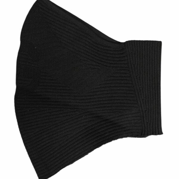 Dolce & Gabbana Black Nylon Knitted Ski Mask Balaclava
