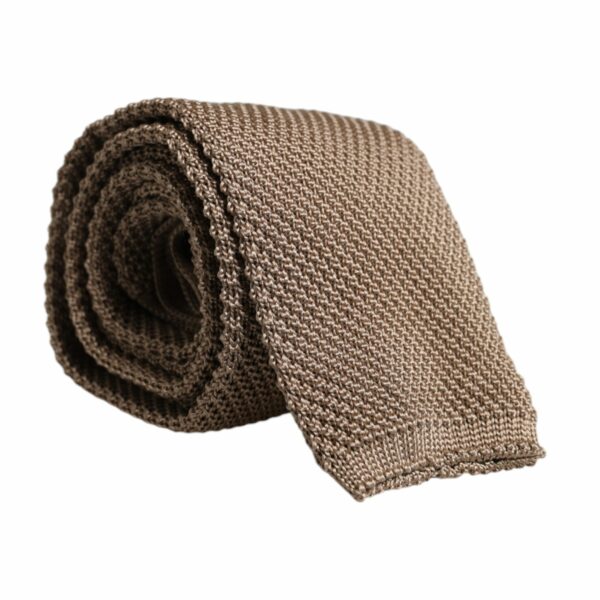 Dolce & Gabbana Brown Silk Adjustable Necktie Tie