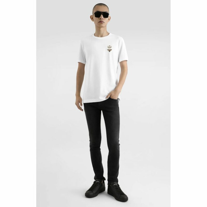 Dolce & Gabbana White Cotton T-Shirt - Image 2